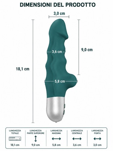 Vibratore vaginale silicone - vibratore, in
